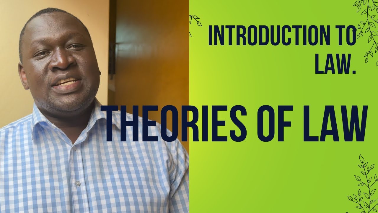 Introduction to law.Theories of law.