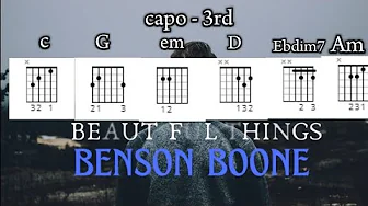 Beautiful things(Benson boone) - Guitar chords and lyrics Beautiful things(Benson boone) - Guitar chords and lyrics
