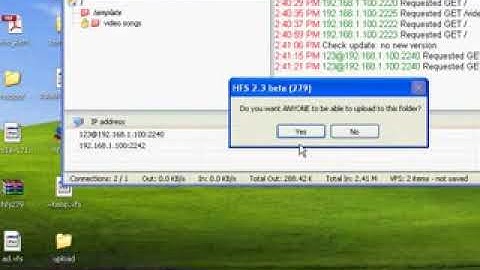 HFS Server - Howto create upload and password protected folders in urdu/Hindi -  Part 2