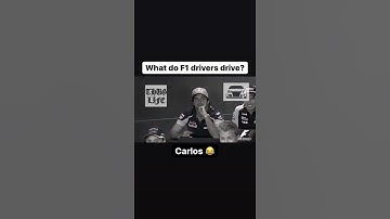 What Do F1 Drivers Drive vs Carlos Sainz drive??? #shorts