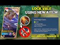 NOLAN LOCK VALE USING NEW AITEM GREAT DRAGON SPEAR!!! BUILD TOP 1 GLOBAL NOLAN - Mobile Legend