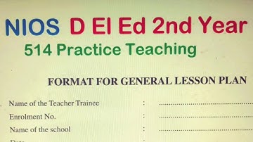 514 Practice Teaching Lesson Plan General Format l SMDN Tutorial