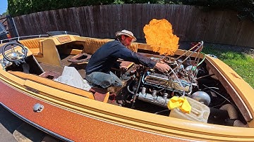 70s Big Block Jet Boat For $1000 GEM or JUNK? + Mustang Update - NNKH