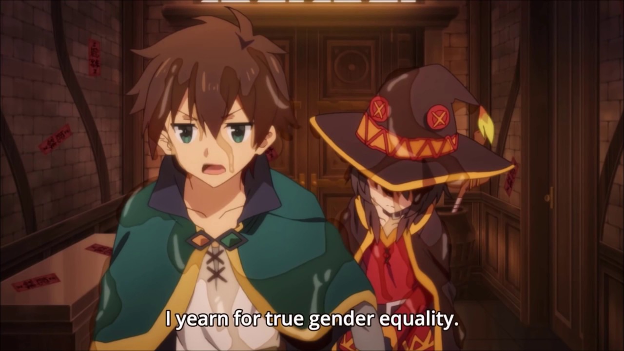 Konosuba 2] Kazuma Tells Megumin the Truth About Feminism 