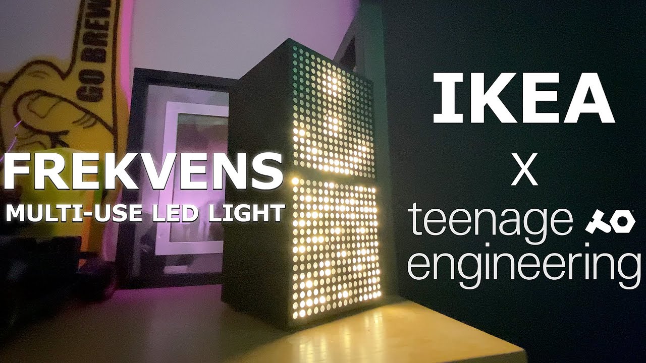 Vild venskab forsigtigt IKEA x Teenage Engineering Frekvens LED - YouTube
