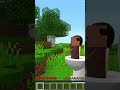 Skibidi Toilet vs Villager in Minecraft ! #shorts #minecraft