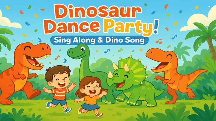 Dinosaur Dance Party! | Sing Along & Learn Dino Names for Kids | Kids Song + ROAR Along! 🦖🦕