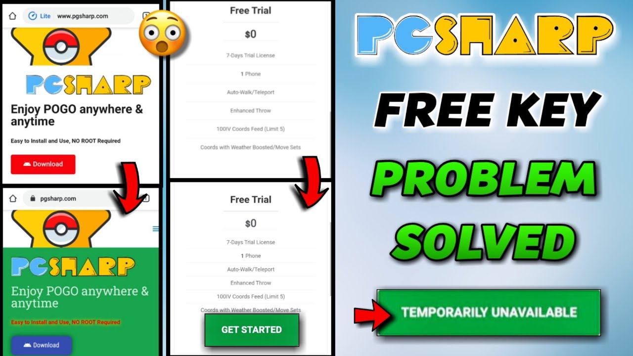Pg Sharp Free Key For Pokemon Go New Get Started Problem Solved Pg Sharp Pokemon Go ポケモンgo Tips Tricks
