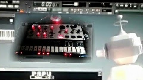 Volca Keys MIDI out to any VST- Synthesizer in FL Studio, lofi chip tune ;-) Safe the Princess!