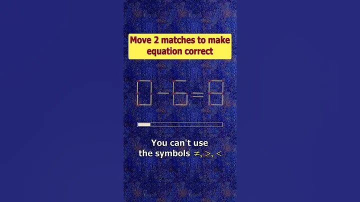 Fix the equation by moving 2 sticks #shots #puzzles #logicpuzzles #mathspuzzle #hindipuzzles