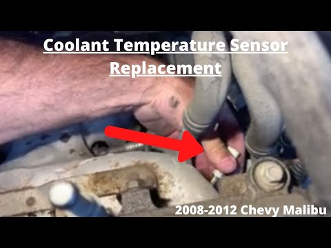 냉각수 온도 센서를 교체하는 방법 Chevy Malibu