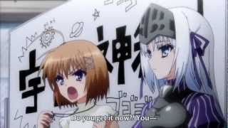 Kore wa Zombie desu ka? of the Dead　ep07　Eucliwood \u0026 Haruna's funny scene 【Eng sub】