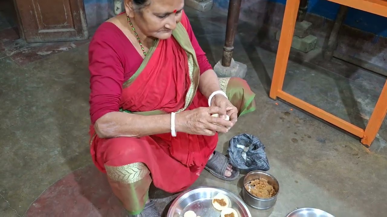 Pitha recipe vlog ❤️🤤