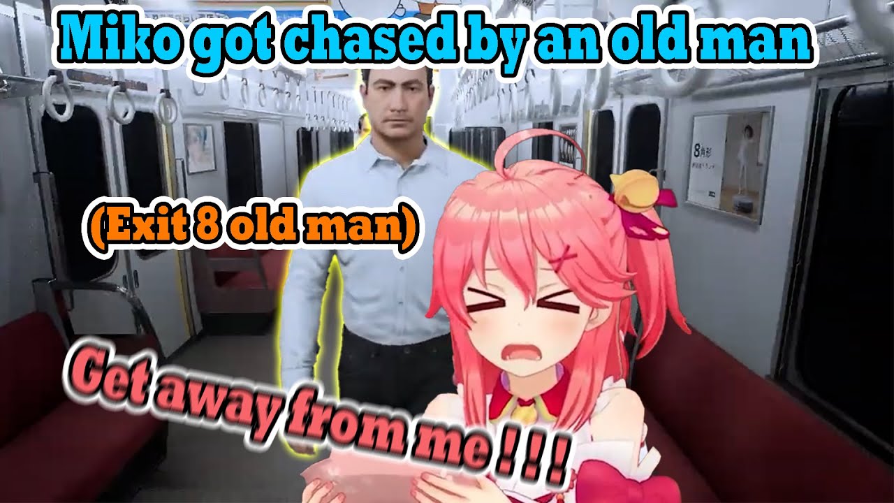 Miko Laughed at Exit 8 old man's hairline and immediately got punished【Sakura Miko】