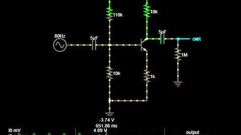 transistor as an amplifier circuit