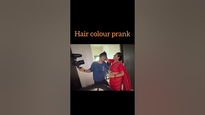 Hair colour prank 🤣 with Mummy ji #viralvideo#ytshorts #trending#souravjoshivlogs @souravjvlogs