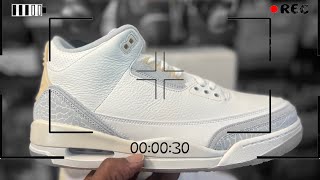 Experience Luxury with Nike Jordan 3 Craft Ivory’ FULL REVIEW