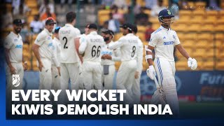 Thumbnail for All out for 46?! FIVE ducks as Black Caps THUMP India in unreal inning! | Fox Cricket