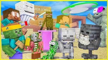 [ Lớp Học Quái Vật ] GIÚP NGƯỜI NGOÀI HÀNH TINH  | Minecraft Animation