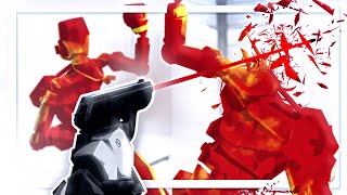 Fat guy plays SUPERHOT VR and breathes heavily because he hasnt exercised in years... Pathetic.