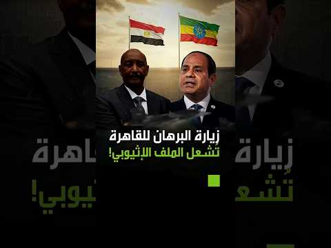 زيارة البرهان للقاهرة تشعل ملفات سد النهضة الإثيوبي جرين بوكس مصر