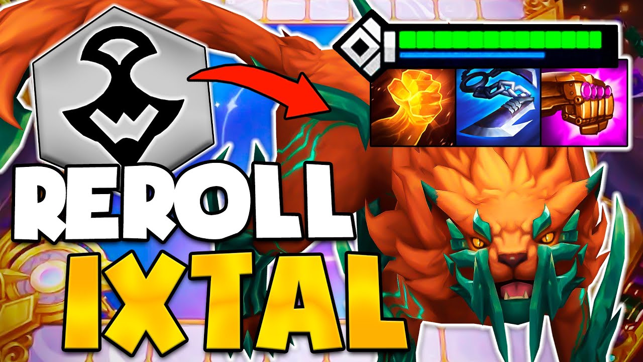 😱 ¡POR FIN consigo PUNTUAR con el REROLL de IXTAL! - TFT Set 16