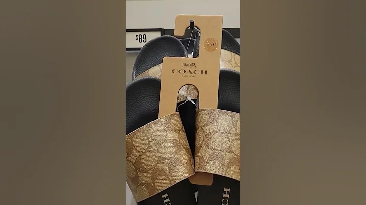 👍COACH SLIPPERS🥿 #shoppingvlog #coachoutlet #shortsvideo #shots