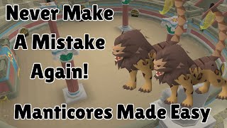 Manticores Made Easy - OSRS The Colosseum