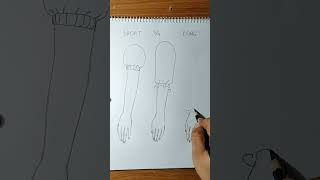 How To Draw Sleeves From Short to Long | Puff Sleeves #shorts How To Draw Sleeves From Short to Long | Puff Sleeves #shorts