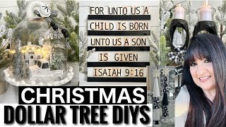 ((NEW!!)) HIGH END Dollar Tree DIYS CHRISTMAS BLACK AND WHITE BUFFALO CHECK FARMHOUSE HOME DECOR