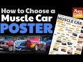 How to choose a muscle car poster