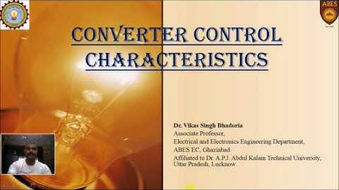 Converter Control Characteristic
