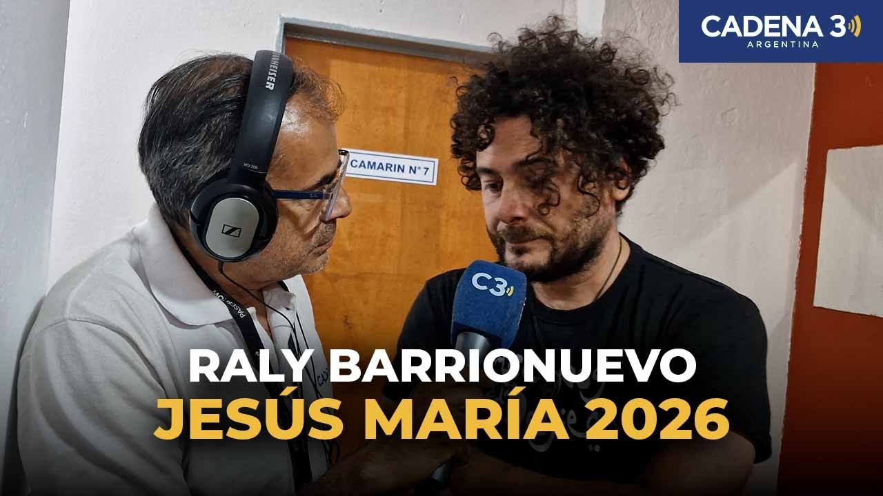 Raly Barrionuevo: “Vengo a Jesús María por el recuerdo de mi mamá” | Entrevista Cadena 3 Argentina
