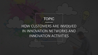 Minimal PowerPoint Presentation Template - Customers involvement in innovation networks & activities