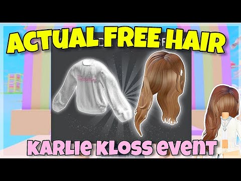 EVENT] How to get the KARLIE KLOSS HAIR in FASHION KLOSSETTE