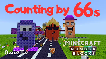 Counting by 66 Song Numberblocks Minecraft | Skip Counting by 66 | Counting Songs for Kids