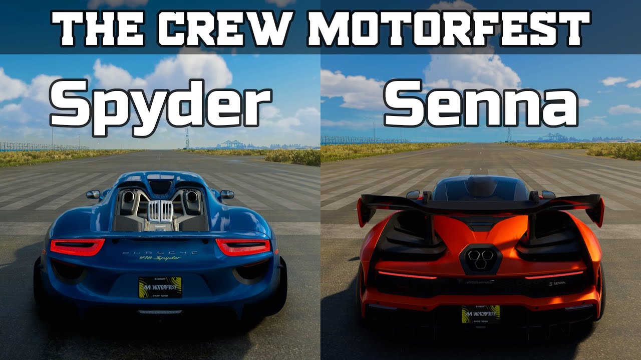 The Crew Motorfest - Porsche 918 Spyder vs McLaren Senna - Drag