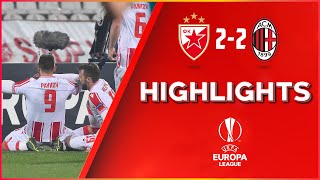 Crvena zvezda - Milan 2:2, highlights