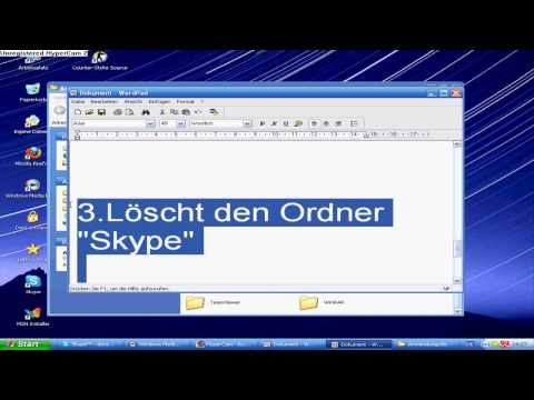 Skype Protokoll Löschen