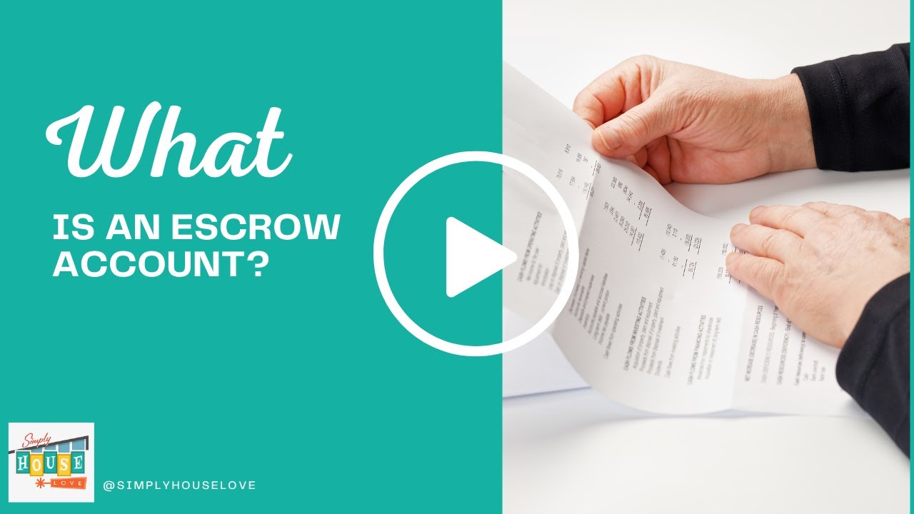 What is an escrow account - YouTube