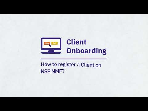 How to register a Client on NSE NMF?