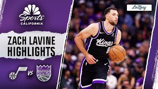 Zach Lavine Highlights Watch Kings Star Score 31 Points Vs. Jazz Nbc Sports Calicornia
