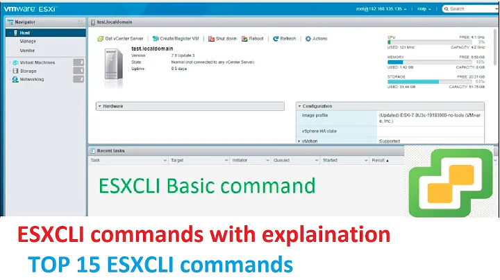 Top 15 ESXCLI commands | ESXCLI Commands | ESXCLI basic commands | VMware ESXi SSH CLI basic command