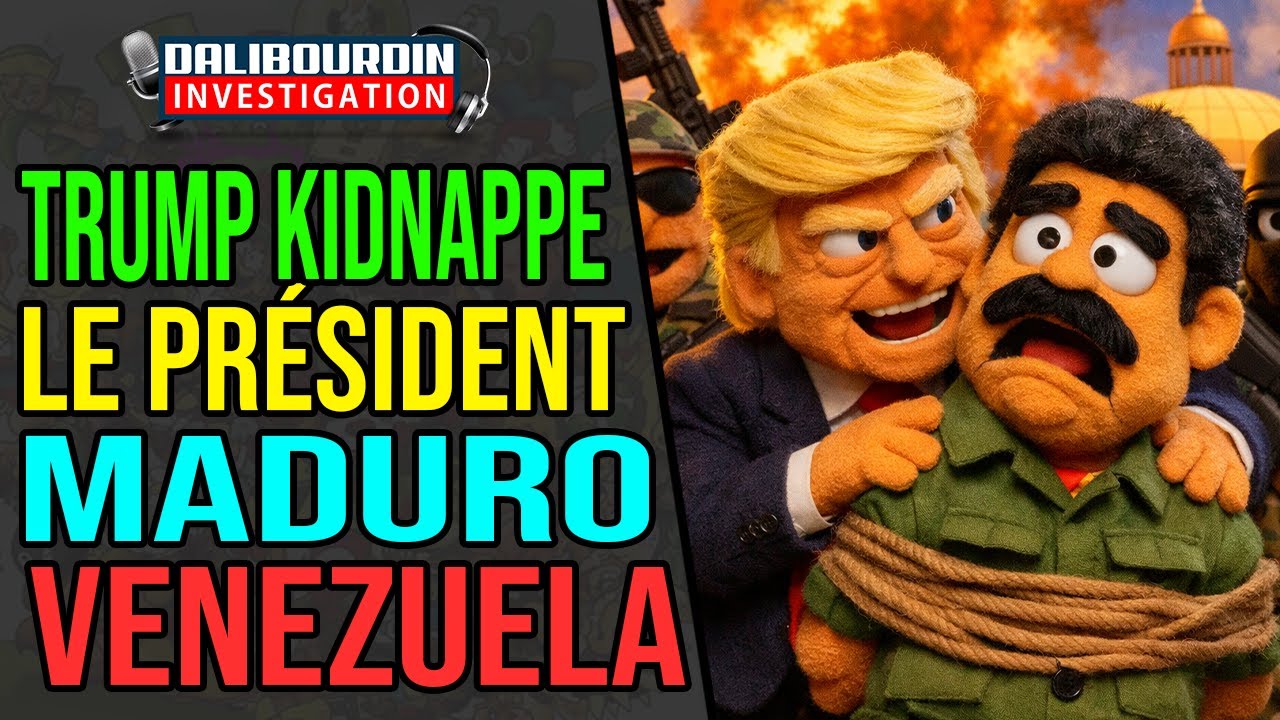 DONALD TRUMP KIDNAPPE LE PRÉSIDENT MADURO AU VÉNÉZUELA - LA LFI EST FURIEUSE