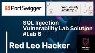 Port Swigger Lab# 6 SQL injection attack, listing the database contents on Oracle solution