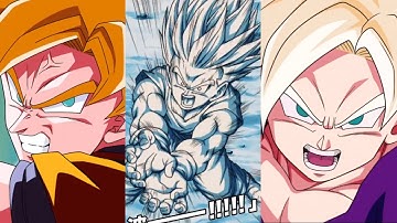 NEW STR SSJ GOKU ➜ SSJ2 GOHAN SUPER ATTACK, ACTIVE SKILL & COUNTER ANIMATIONS! | DBZ Dokkan Battle