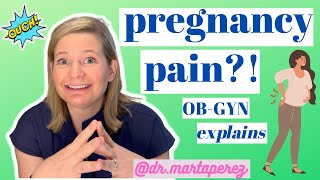 Pregnancy Pain! | Round Ligament Pain, SPD, SI pain, sciatica in pregnancy | Explained by OBGYN