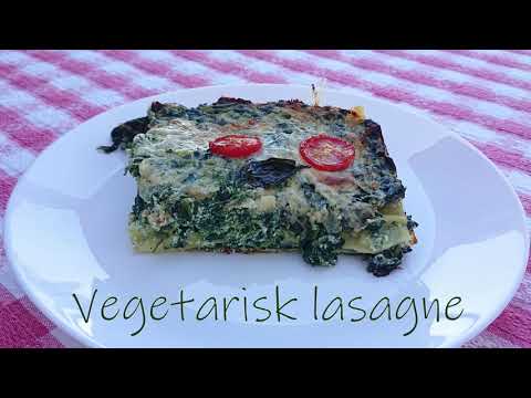 Video: Vegetarisk Lasagne Med Spinat