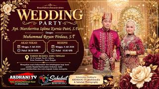 🔴📡LIVE ARDHANITV || THE WEDDING CHERRI & ROYAN || (TBS) TAMAN BUDAYA SOLO, 05 JULI 2026 SAHABAT FOTO