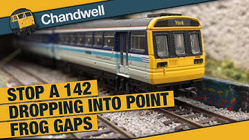 How to stop a class 142 dropping into the gaps at the point frogs